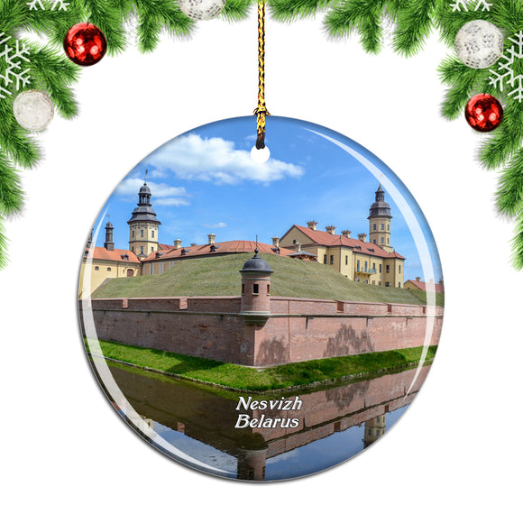 Belarus Nesvizh Castle Christmas Ornament