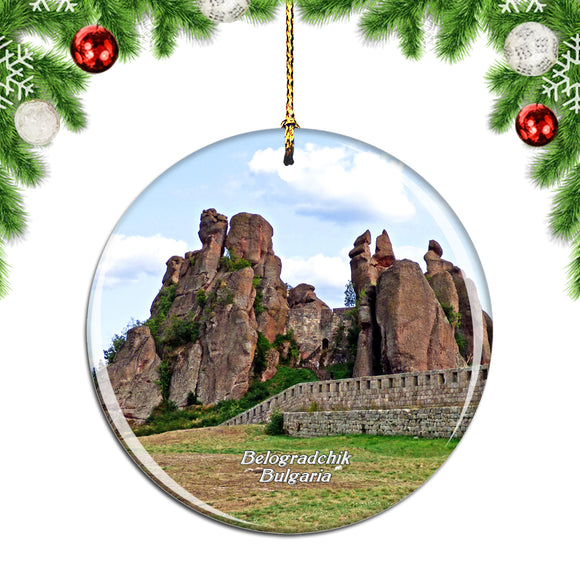 Bulgaria Belogradchik Fortress Rock Christmas Ornament