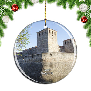 Bulgaria Fortress Baba Vida Vidin Christmas Ornament