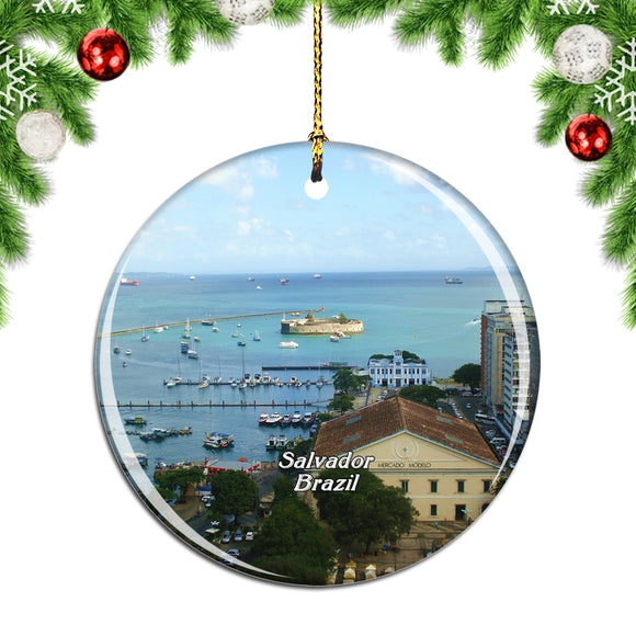 Brazil Salvador Christmas Ornament