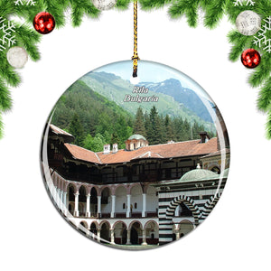 Bulgaria Rila Monastery Christmas Ornament