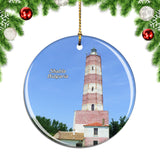 Bulgaria Shabla Lighthouse Christmas Ornament