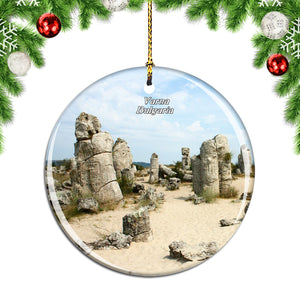 Bulgaria Varna Pobitite The Stone Desert Christmas Ornament