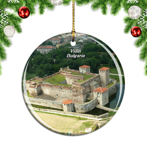 Bulgaria Vidin Fortress Christmas Ornament