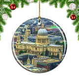 Brazil St. Paul's Cathedral Sao Paulo Christmas Ornament