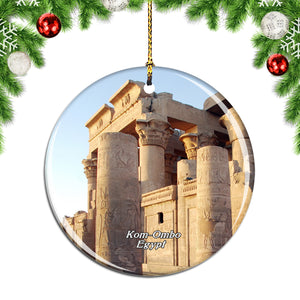 Egypt Kom-Ombo Temple Christmas Ornament