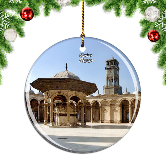 Egypt Mosque Cairo Christmas Ornament