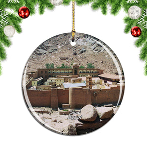 Egypt St Catherine's Monastery Sinai Christmas Ornament