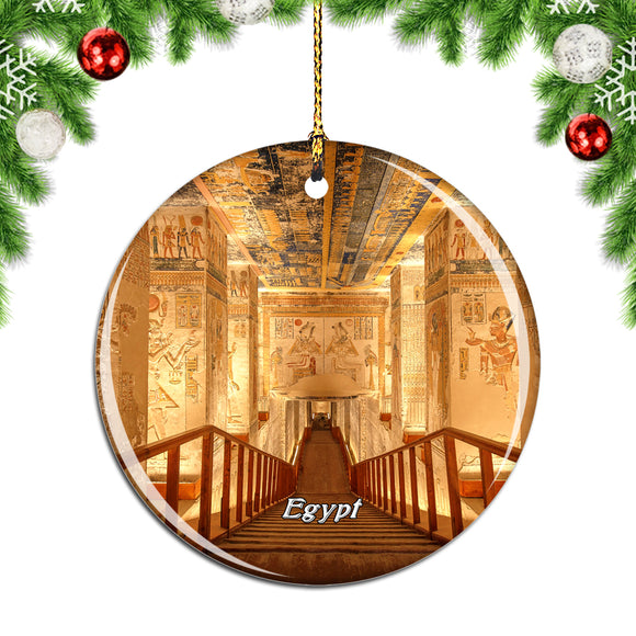 Egypt Tomb Pyramid Christmas Ornament