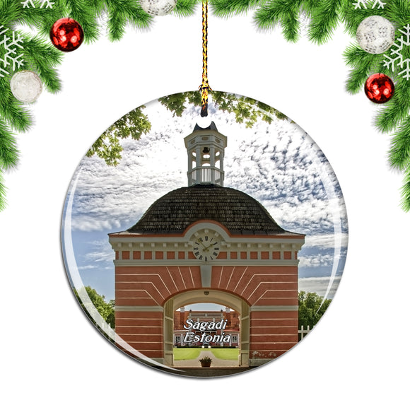 Estonia Sagadi Manor House Christmas Ornament