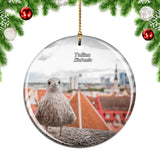 Estonia Seagull Bird Tallinn Christmas Ornament