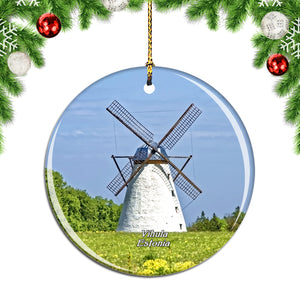 Estonia Vihula Windmill Christmas Ornament