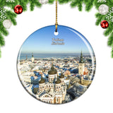 Estonia Winter Tallinn Christmas Ornament