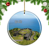 Brimstone Hill Fortress National Park Saint Kitts and Nevis Christmas Ornament