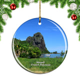 French Polynesia Maupiti Christmas Ornament