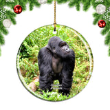 Gorillas Rwanda Christmas Ornament