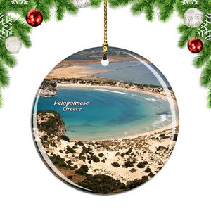 Greece Peloponnese Christmas Ornament