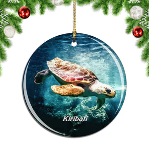 Kiribati Turtle Christmas Ornament