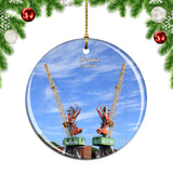 Latvia Liepaja Harbor Christmas Ornament