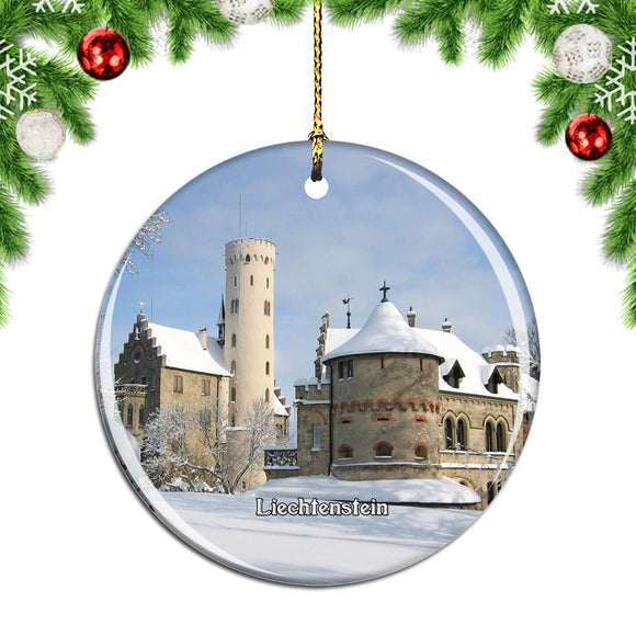 Liechtenstein Castle 1 Christmas Ornament