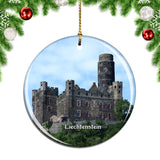 Liechtenstein Castle Christmas Ornament