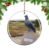 Lithuania Klaipeda Park Christmas Ornament