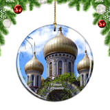 Lithuania Vilnius City Christmas Ornament