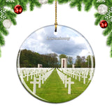 Luxembourg American Cemetery Memorial Christmas Ornament