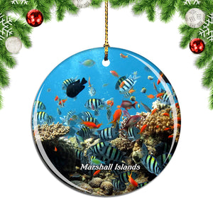 Marshall Islands Christmas Ornament