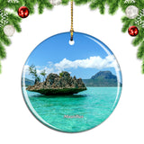 Mauritius Island Christmas Ornament