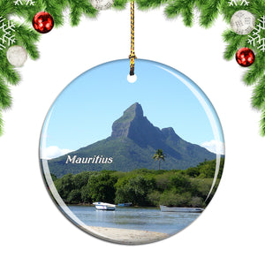 Mauritius Moutain Christmas Ornament