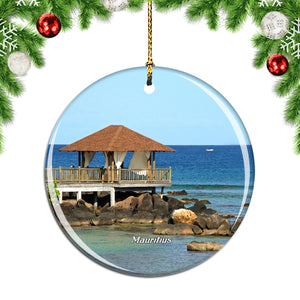 Mauritius Pier Christmas Ornament