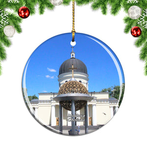 Moldova Chisinau Church Christmas Ornament