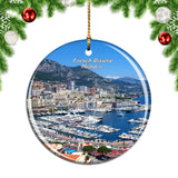 Monaco French Riviera Christmas Ornament