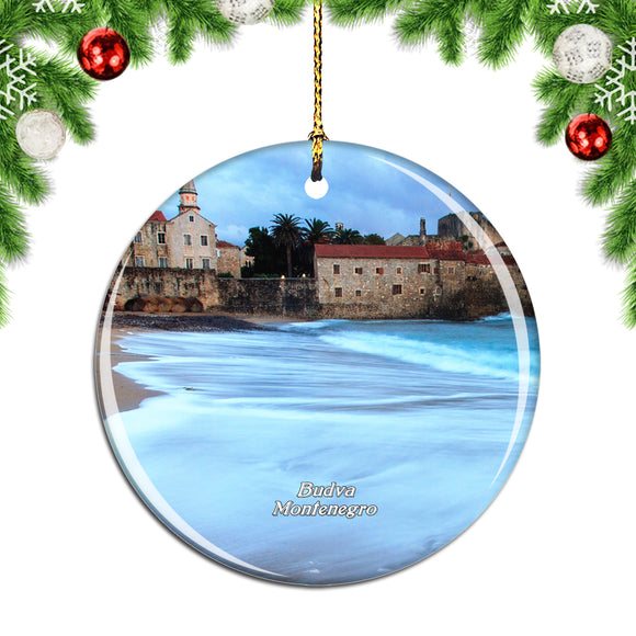 Montenegro Budva Christmas Ornament