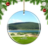 Montenegro Crno Lake Zabljak Christmas Ornament