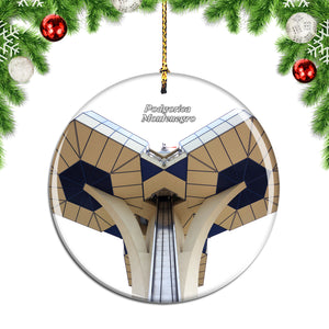 Montenegro Podgorica Tower Christmas Ornament