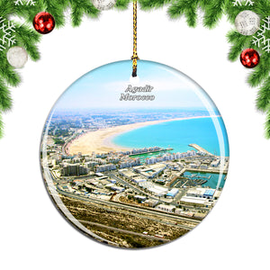 Morocco Agadir Christmas Ornament