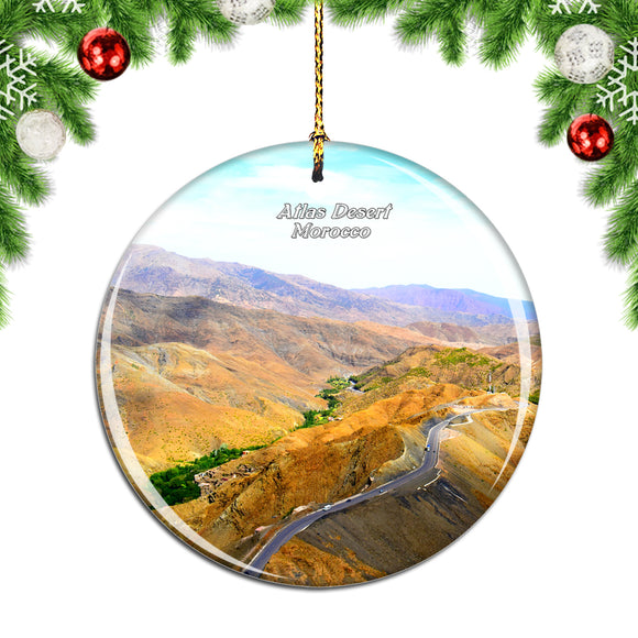 Morocco Atlas Desert Christmas Ornament