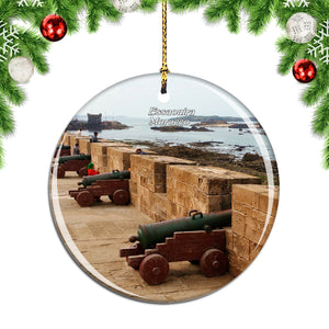 Morocco Essaouira Fishing Port Christmas Ornament