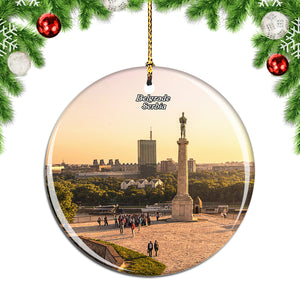 Serbia Kalemegdan Belgrade Christmas Ornament