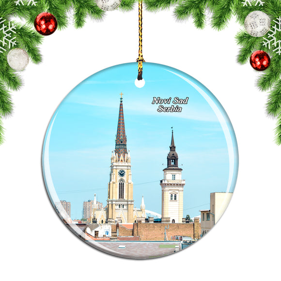 Serbia Novi Sad Christmas Ornament