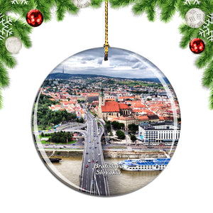 Slovakia Bratislava Christmas Ornament