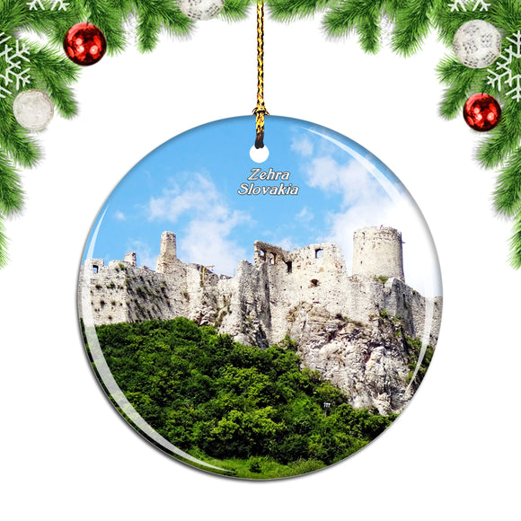 Slovakia Spis Castle Zehra Christmas Ornament