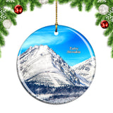 Slovakia Tatry Snow Christmas Ornament