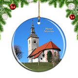 Slovenia Horjul Churcn Christmas Ornament