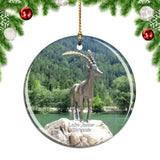 Slovenia Lake Jasna Christmas Ornament