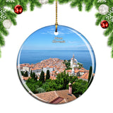 Slovenia Piran Christmas Ornament