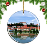 Slovenia Ptuj Lake Christmas Ornament