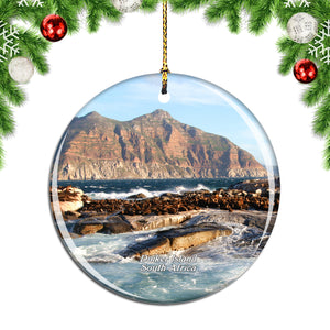 South Africa Duiker Island Christmas Ornament